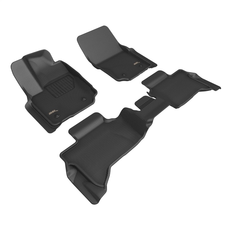 Toyota 4Runner Floor Mats - 3D MAXpider - KAGU Series - Black - `25-`26